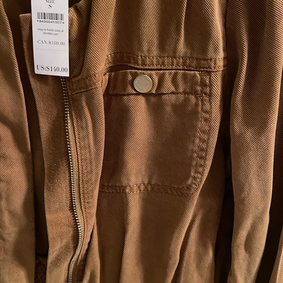 NWT! White House Black Market Smocked Soft Jacket - Picture 3 of 6